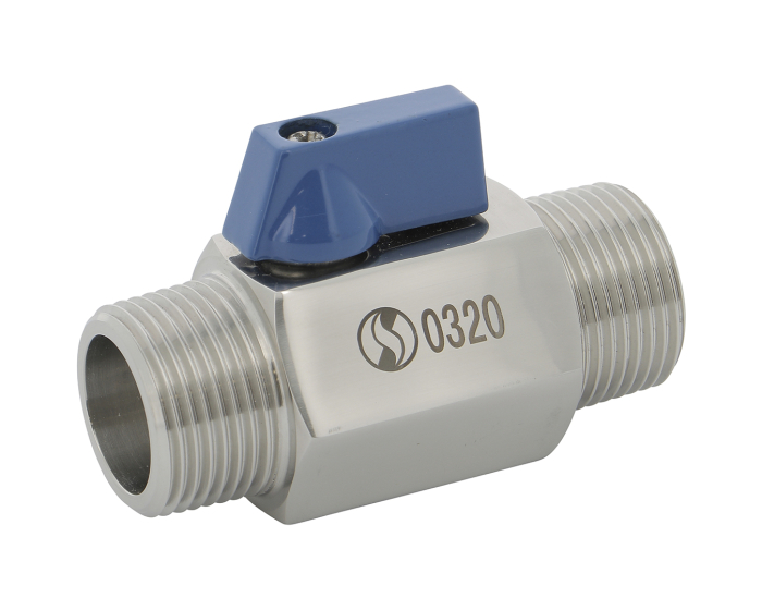 Stainless steel ball valve 732MM 1 piece body BSP 1/8''